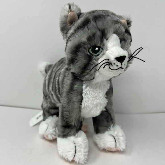 IKEA Other - IKEA Cat Plush Lilleplutt Gray Striped Kitten Kitty Stuffed Animal Soft Toy Gift